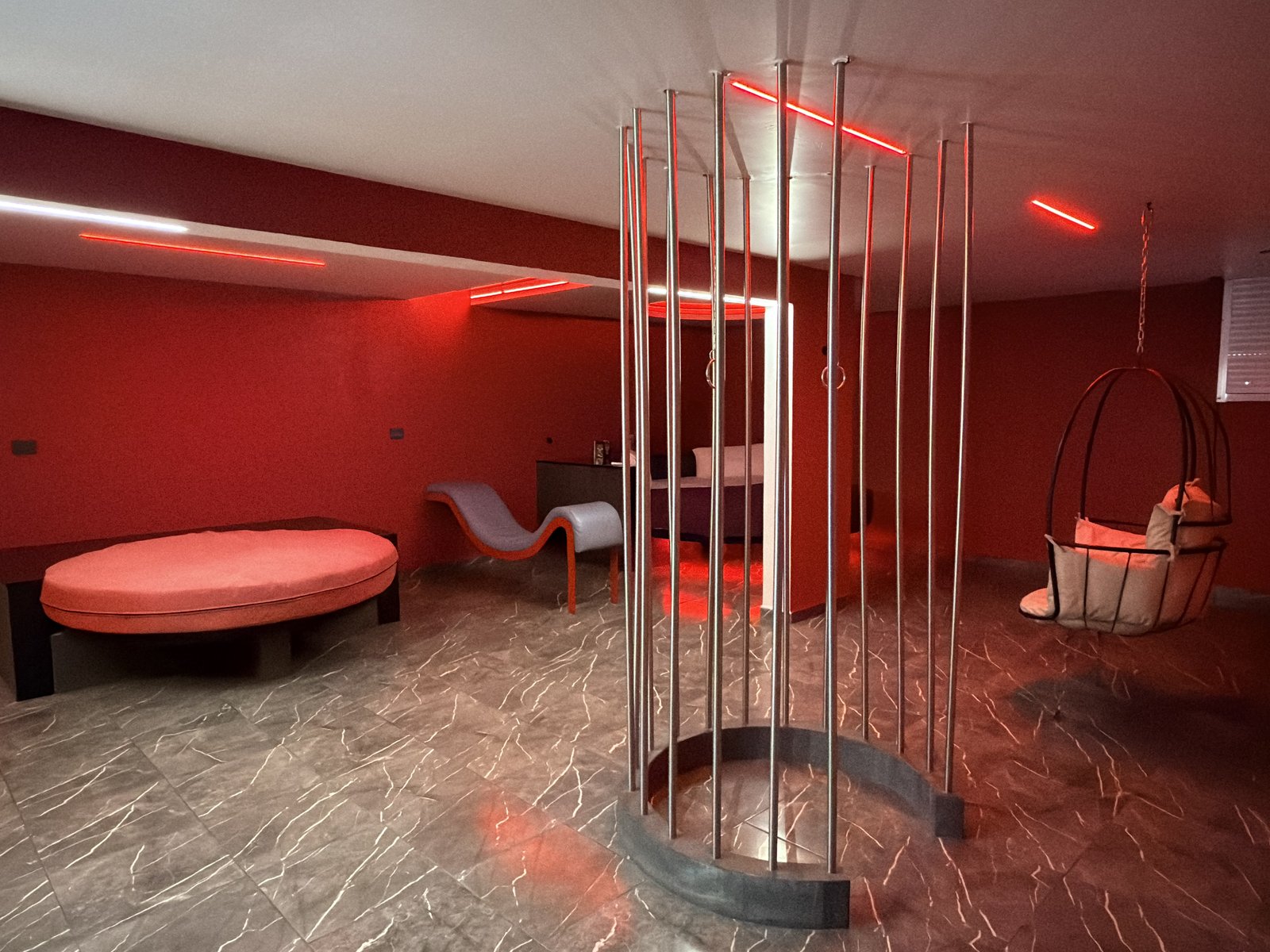 Área de descanso de la habitación con jacuzzi, Red Garden Hotel CDMX